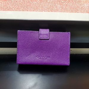 NWOT Coach Leather wallet / card organizer